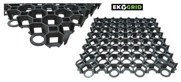 Парковочная решетка газонная 10 шт 50х50х4