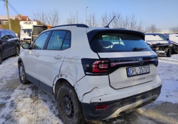 Volkswagen T-Cross SUV 1.0 TSI 95KM 2021 Volkswagen T-Cross 2021r, SALON POLSKA. 1.0 TSI. Uszkodzony prawy przod i, zdjęcie 3