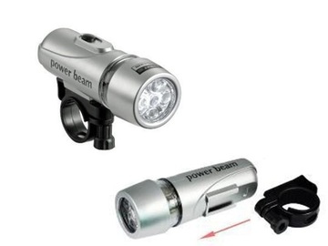 LATARKA ROWEROWA LAMPKA 5 LED POWER BEAM
