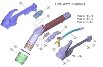 РЕМКОМПЛЕКТ РУЧКИ KARCHER PUZZI 10/1-10/2-8/1c