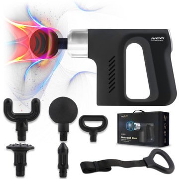 PISTOLET DO MASAŻU PAS MASUJĄCY MASAŻER DO CIAŁA MASSAGE GUN NEO-SPORT