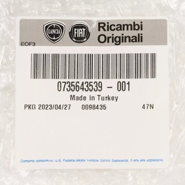 FIAT OE 735643539 MŘÍŽKA CHLADIČŮ