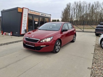 Peugeot 2013 Peugeot 308 1,6 125KM klima elektryka wspomaganie alu oplacony 1.6 Benzyna