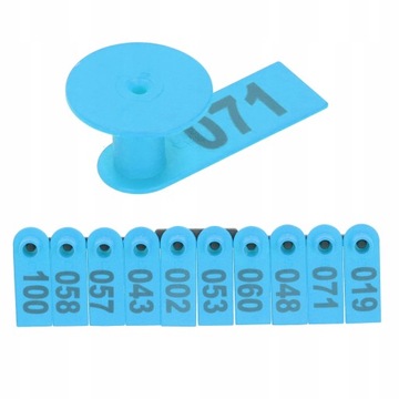 Numerowane znaczniki kolczyków Etykiety dla owiec