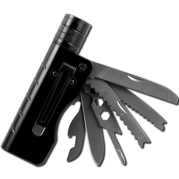 LATARKA RĘCZNA LED MULTITOOL SCYZORYK AKUMULATOR
