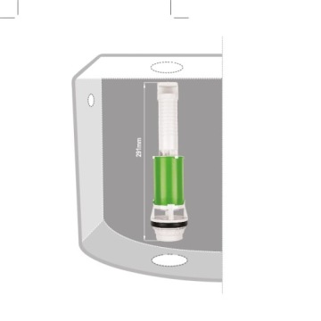 СЛИВНОЙ КЛАПАН С КНОПКОЙ