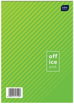Офисный блокнот А4 в клетку, 100 листов, интерпринт