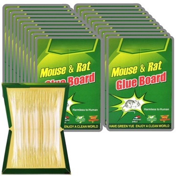 MYSZOŁAPKA LEP ŁAPKA PUŁAPKA NA MYSZY KLEJOWA 10X