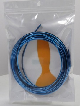 МЕТАЛЛИЧЕСКАЯ ДЕКОРАТИВНАЯ ПОЛОСКА ДЛЯ АВТОМОБИЛЯ 5М ДЕТАЛИ