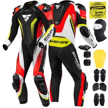 KOMBINEZON MOTOCYKLOWY | SHIMA APEX RS | MĘSKI JEDNOCZĘŚCIOWY + GRATISY