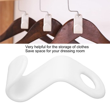50 шт. Вешалки для одежды, компактные соединительные крючки MS