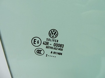 SKLO (OKNO) DVEŘE PRAVÁ PRAVÝ PŘEDNÍ VW PASSAT CC 12R