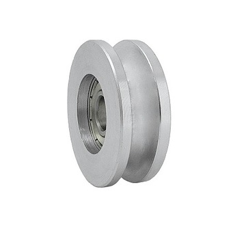 Rolka metalowa profilowana na linki stalowe 49 mm