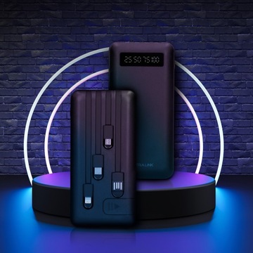 Powerbank 20000 мАч USB-C + ПОДСТАВКА ДЛЯ КАБЕЛЕЙ