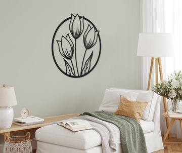 АЖУРНАЯ КАРТИНА ТЮЛЬПАНЫ УКРАШЕНИЕ НА СТЕНЫ ЦВЕТАМИ