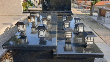 2 х Солнечные кладбищенские свечи со светодиодной вставкой