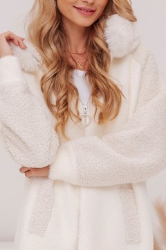 Длинная теплая альпака с ягненком