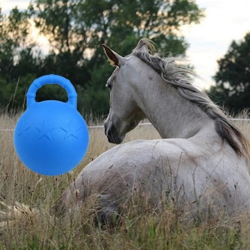 Rubber Equine Chew Ball Horse Soccer Ball Heavy Duty Playing Random Color