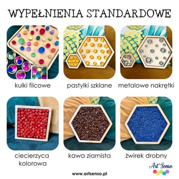 Сенсорные шестиугольные панели Монтессори mini senso