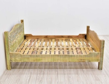 Индийская колониальная кровать из массива манго LOFT