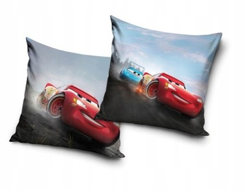 Poszewka na poduszkę velvet welurowa jaśka jasiek cars auta autka 40x40