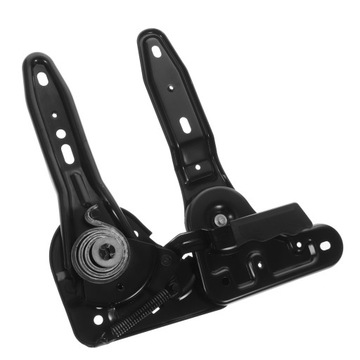 Komputer z metalowym krzesłem z regulatorem k