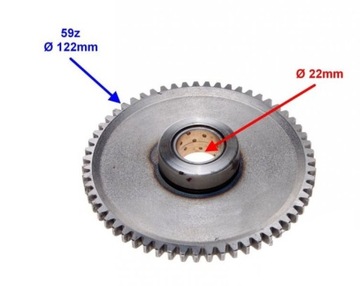 ЭЛЕКТРОСТАРТЕР СВОБОДНОГО КОЛЕСА ДЛЯ SHINERAY ATV250