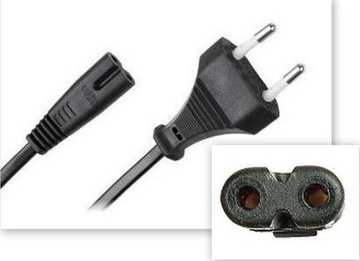 KABEL ZASILAJĄCY DWUŻYŁOWY SN-14 MAGNETOFON ÓSEMKA