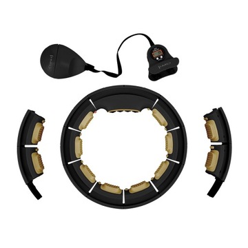 Hula Hop Black/Gold HHM13 с магнитами и весом + счетчик HMS
