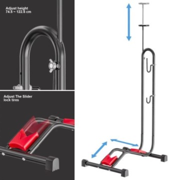 ПОДСТАВКА ДЛЯ СЕРВИСНОГО ДЕРЖАТЕЛЯ ВЕЛОСИПЕДОВ 16-29 ЖЕСТКАЯ РЕГУЛИРУЕМАЯ ВЕРТИКАЛЬНАЯ ВЕШАЛКА