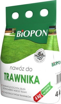 Biopon nawóz granulowany do trawnika 4 kg
