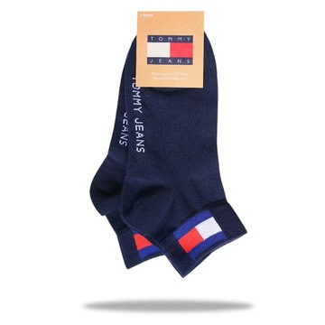 Tommy Hilfiger Skarpety Męskie Zakostki Duże Logo 2 pary 43/46