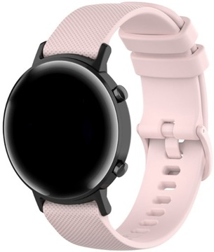 PASEK UNIWERSALNY 22mm do ZEGARKA SMARTWATCH SAMSUNG HUAWEI XIAOMI RÓŻOWY