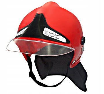 ПОЖАРНЫЙ ШЛЕМ КРАСНЫЙ ВИЗОР