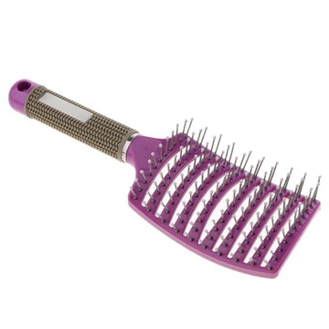 3x щетка для волос, изогнутая щетка для распутывания волос с вентиляцией для женщин, длинные густые волосы