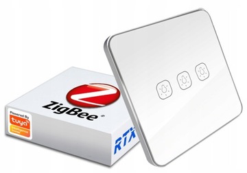 Włącznik Światła 3obw. ZigBee TUYA #Działa bez N !
