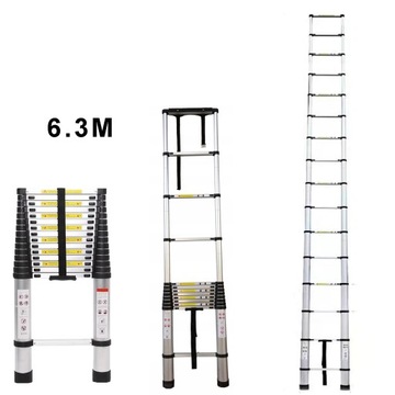 Drabina Aluminiowa Składana 6,3M+Zderzaki150Kg DIY