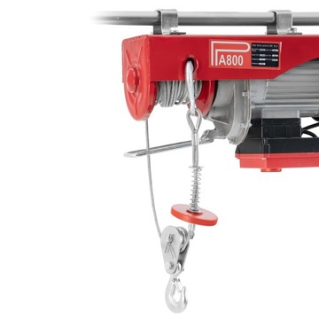 ЛЕБЕДКА ЭЛЕКТРИЧЕСКАЯ ТРОСОВАЯ ЛЕБЕДКА ПИЛОТНЫЙ БЛОК 1350Вт 230В 800кг 12м