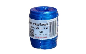 DRUT WIĄZAŁKOWY - 1 mm / 25 m x 2 - SIATKA LEŚNA