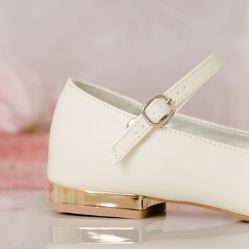 Формальная обувь девочек KBD-805 Ecru 34 Элегантные 22,6 см