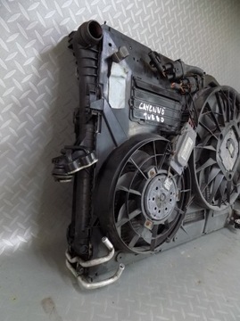 CHŁODNICE WENTYLATORY ZESTAW PORSCHE CAYENNE 4.5