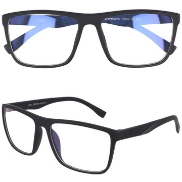 Мужские прозрачные очки с компьютерным фильтром Blue Light