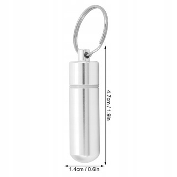 БРЕЛОК-КОНТЕЙНЕР ДЛЯ ХРАНЕНИЯ ТАБЛЕТКОВ, ЛЕКАРСТВ