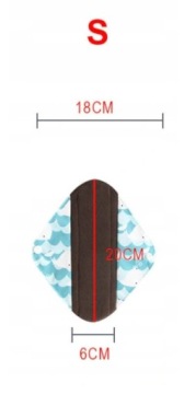 4 x бамбука многоразового санитарного салфетки Maxi Size M, смесь цветов