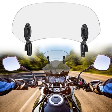 РЕГУЛИРУЕМЫЙ МОТОЦИКЛОВЫЙ ДЕФЛЕКТОР ОБТЕКАТЕЛЬ ОКНА 37X17