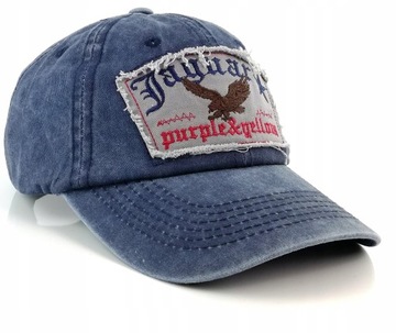 CZAPKA Z DASZKIEM BEJSBOLÓWKA RETRO VINTAGE JEANS