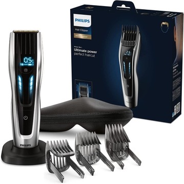 КЛИМЕР ДЛЯ ВОЛОС PHILIPS HC9450/20 + ЧЕХОЛ + ЗАРЯДНАЯ СТАНЦИЯ + 3 РОЗЕТКИ