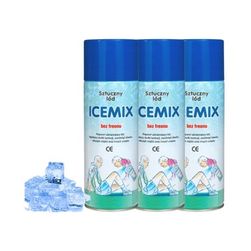 SZTUCZNY LÓD SPRAY ZAMRAŻACZ ICE MIX 400ml