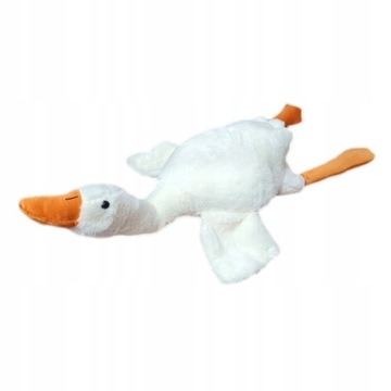 GĄSKA RUCHOMA GĘŚ MASKOTKA PLUSZAK PODUSZKA 50 CM