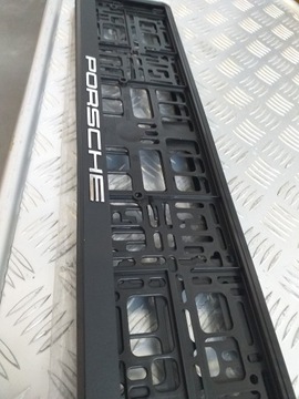 RAMKA REJESTRACYJNA 3D RAMKA REJESTRACJ PORSCHE